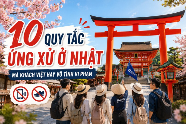 10 quy tắc ứng xử ở Nhật khách Việt hay vô tình vi phạm