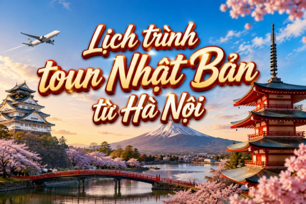 Lịch trình tour Nhật Bản từ Hà Nội: So sánh tất cả cung đường theo số ngày (2026