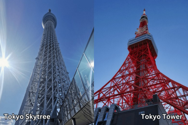 So sánh tháp Tokyo và Tokyo Skytree: View đẹp và giá vé