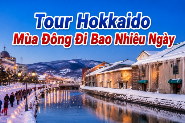 Tour Hokkaido Mùa Đông Đi Bao Nhiêu Ngày? Lịch Trình Chuẩn 6 Ngày 5 đêm
